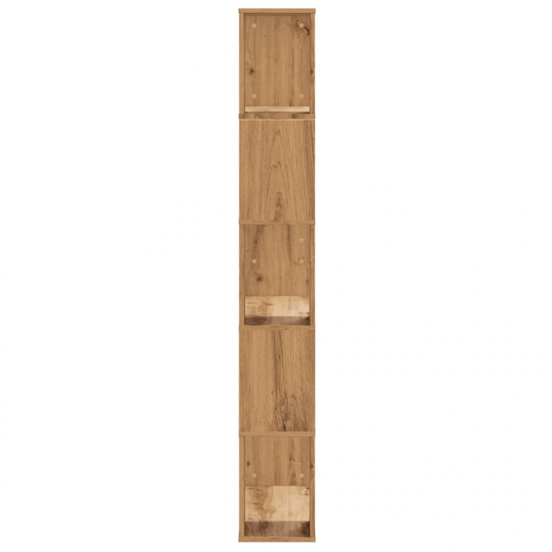 5-poziomowy regał, dąb artisian 80,5x23,5x162,5 cm