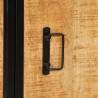 Szafka nocna, 40x30x52,5 cm, surowe drewno mango