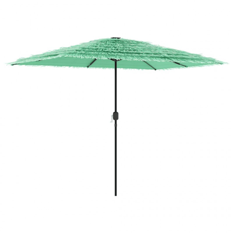 Parasol ogrodowy na stalowym słupku, zielony, 300x200x250 cm