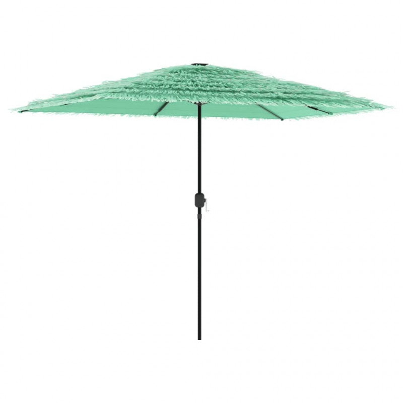 Parasol ogrodowy na stalowym słupku, zielony, 300x200x250 cm