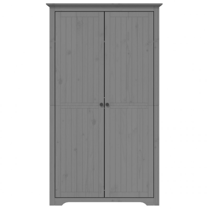 Szafa BODO, szara, 99x53,5x173 cm, lite drewno sosnowe