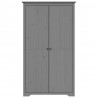 Szafa BODO, szara, 99x53,5x173 cm, lite drewno sosnowe