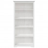 Biblioteczka BODO, biała, 82x40x173 cm, sosnowa, 5 półek