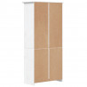 Biblioteczka BODO, biała, 82x40x173 cm, sosnowa, 5 półek