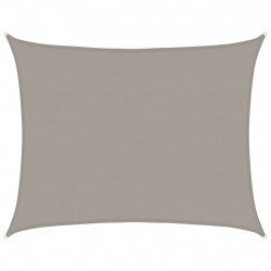 Żagiel przeciwsłoneczny, 160 g/m², jasnoszary, 6x8 m, HDPE