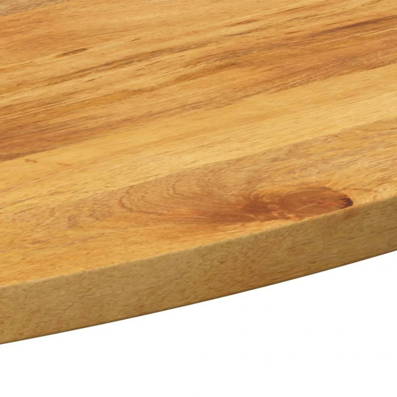 Blat stołu, 100x50x2,5 cm, owalny, lite drewno mango