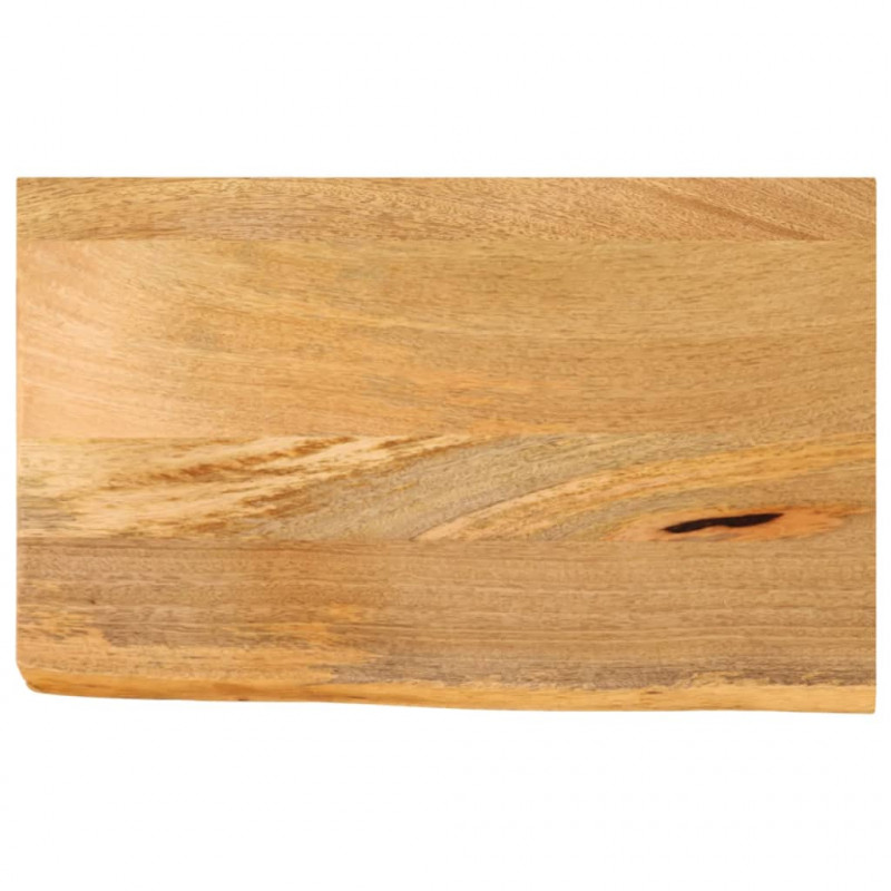Blat stołu z naturalną krawędzią, 50x20x2,5 cm, drewno mango