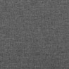 Zagłówek uszak, ciemnoszary, 83x23x78/88 cm, tkanina