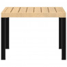 Stolik kawowy do ogrodu, czarny, 55x55x39,5 cm, malowana stal