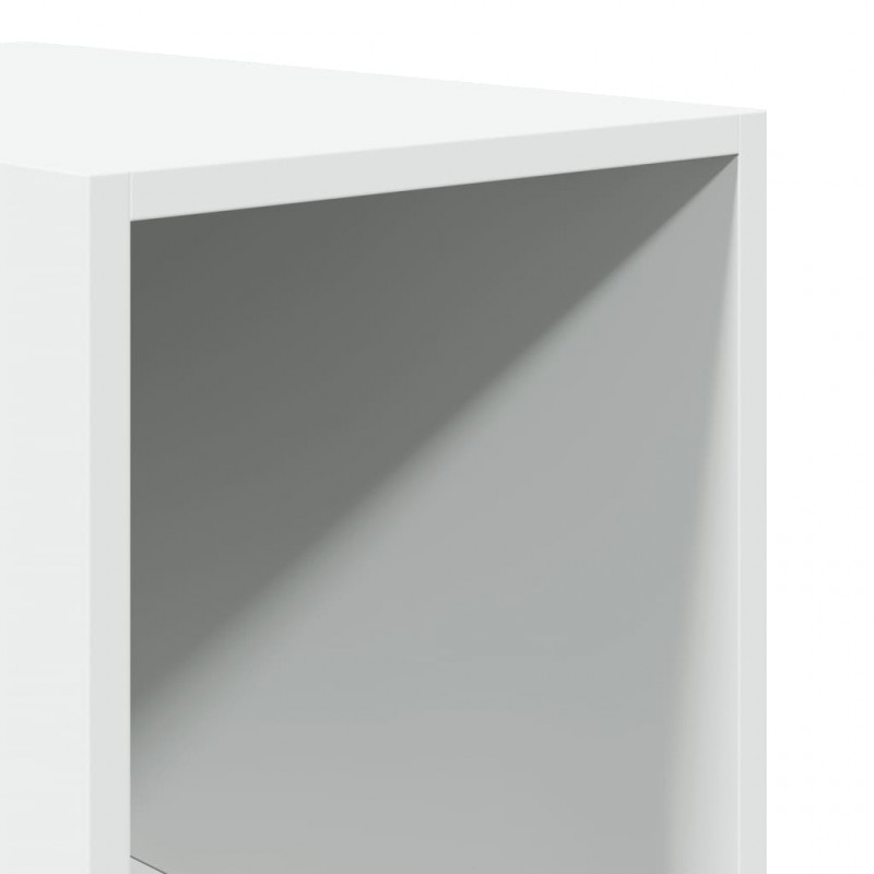 Szafa, biała, 30x50x200 cm, materiał drewnopochodny