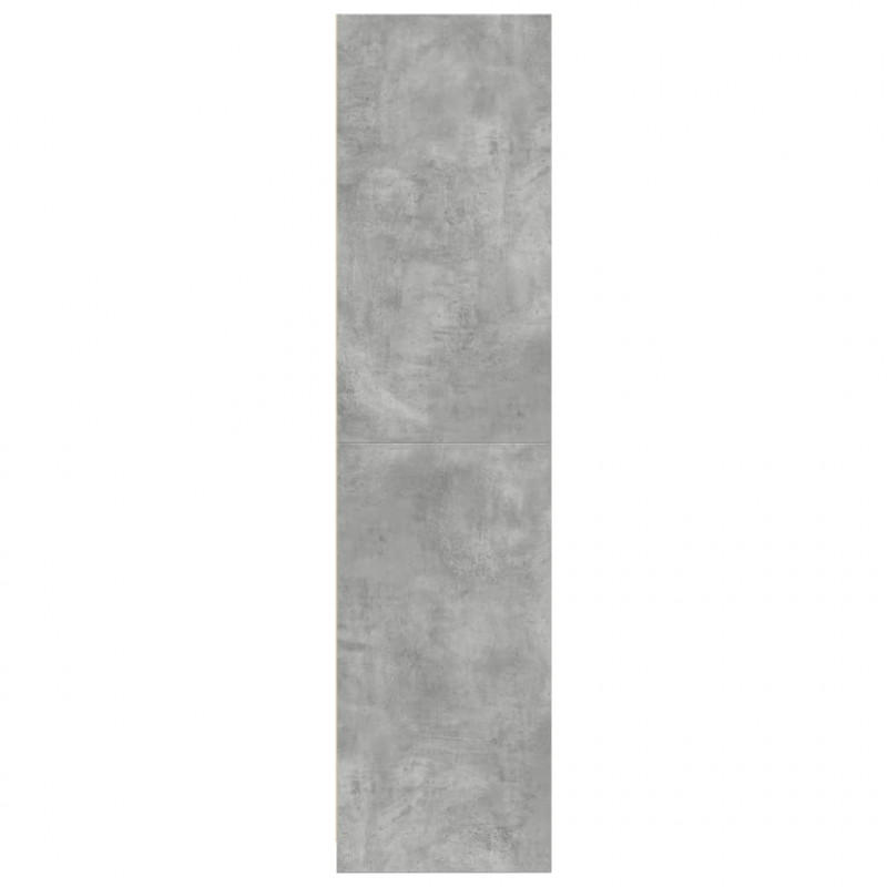 Szafa, szarość betonu, 80x50x200 cm