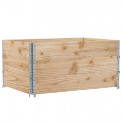 Nadstawki paletowe, 3 szt., 120x80 cm, drewno sosnowe