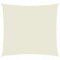 Kwadratowy żagiel ogrodowy z tkaniny oxford, 3,6x3,6 m, kremowy