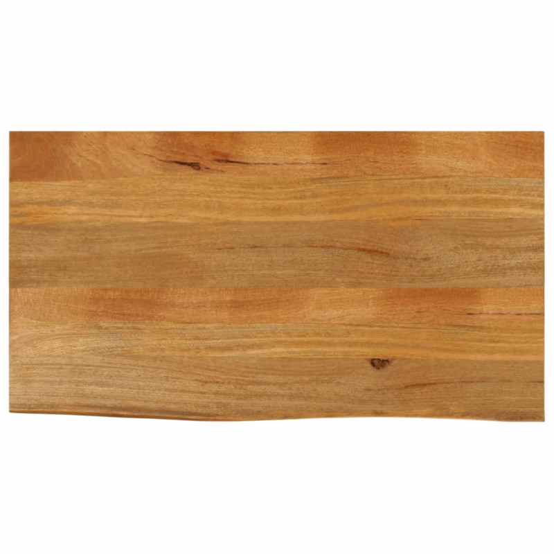 Blat stołu z naturalną krawędzią, 120x60x2,5 cm, drewno mango