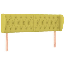 Zagłówek uszak, zielony, 147x23x78/88 cm, tkanina