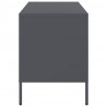 Szafki RTV, 2 szt., antracytowe, 68x39x50,5 cm, stalowe