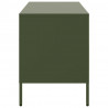 Szafki pod telewizor, 2 szt., oliwkowe, 68x39x50,5 cm, stalowe