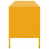 Szafka pod telewizor, musztardowa, 100,5x39x50,5 cm, stalowa
