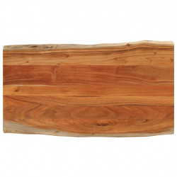 Blat stołu, 110x60x2,5 cm, drewno akacjowe, naturalna krawędź