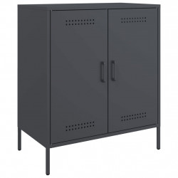 Szafka boczna, antracytowa, 68x39x79 cm, stal