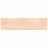 Blat stołu, 200x50x(2-4) cm, surowe lite drewno dębowe