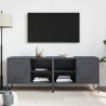 Szafki pod TV, 2 szt., antracytowe, 68x39x50,5 cm, stalowe