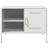 Szafki pod telewizor, 2 szt., białe, 68x39x50,5 cm, stalowe