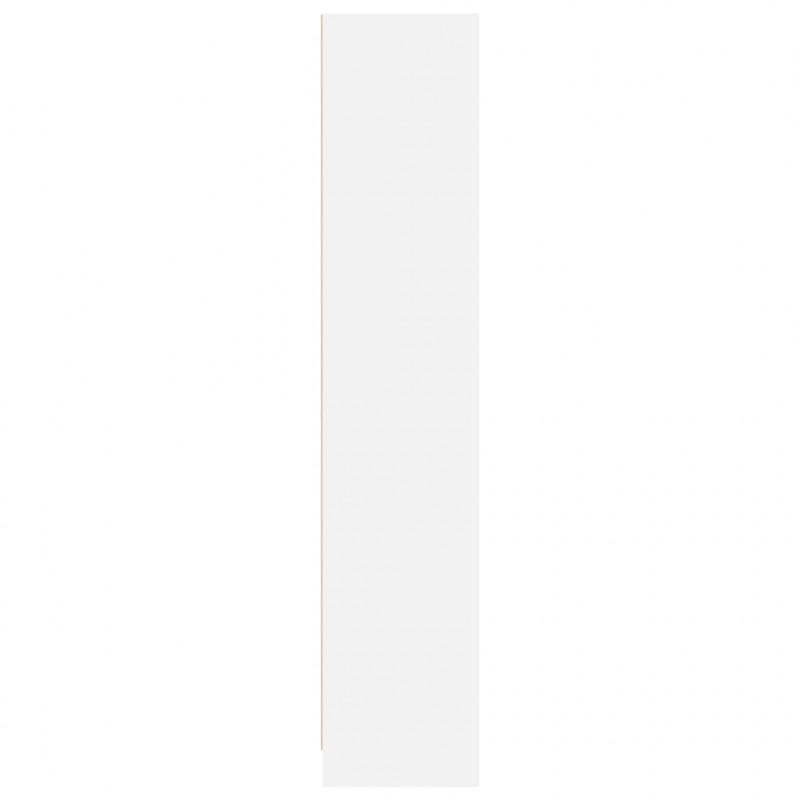 Regał, biały, 57x28,5x107,5 cm, materiał drewnopochodny
