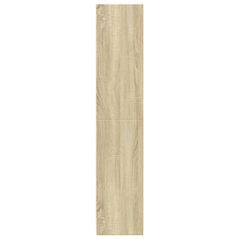 Regał, dąb sonoma, 57x28,5x141 cm, materiał drewnopochodny