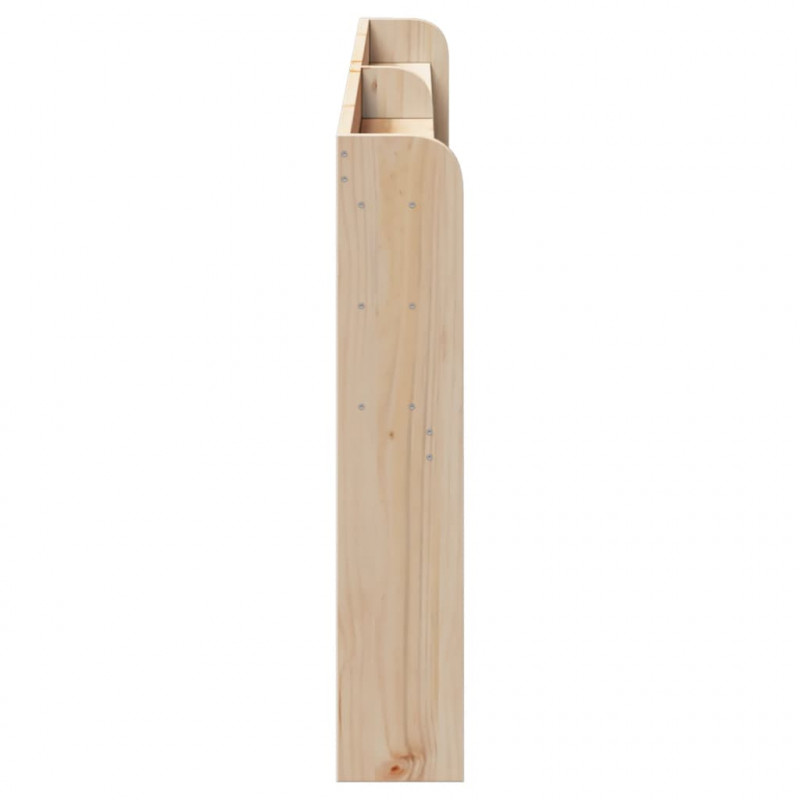 Wezgłowie do łóżka, z półkami, 180 cm, lite drewno sosnowe