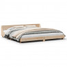 Rama łóżka bez materaca, 200x200 cm, lite drewno sosnowe