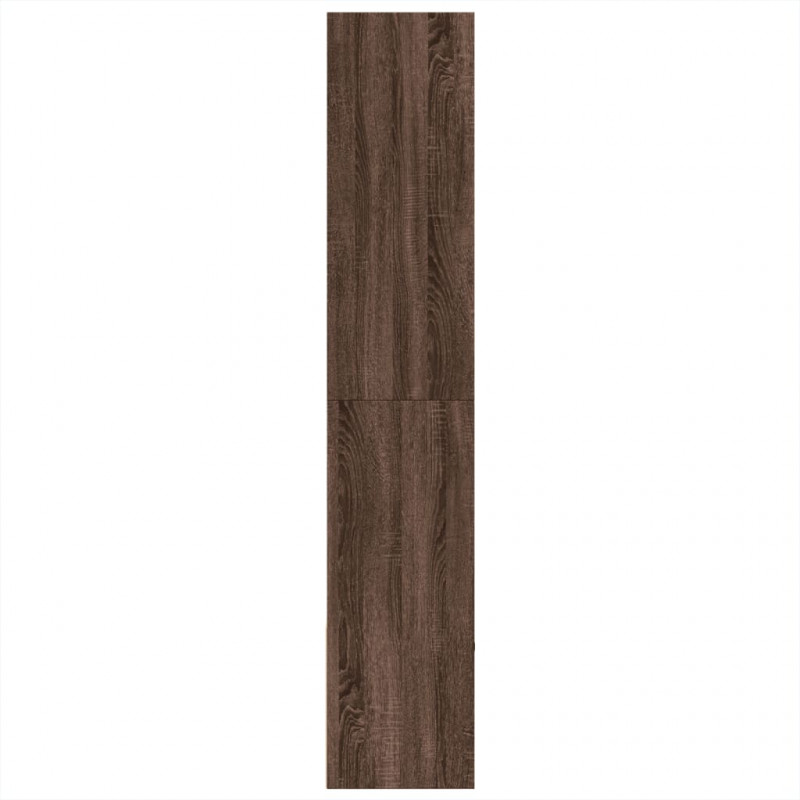 Regał, brązowy dąb, 100x36x189 cm, materiał drewnopochodny