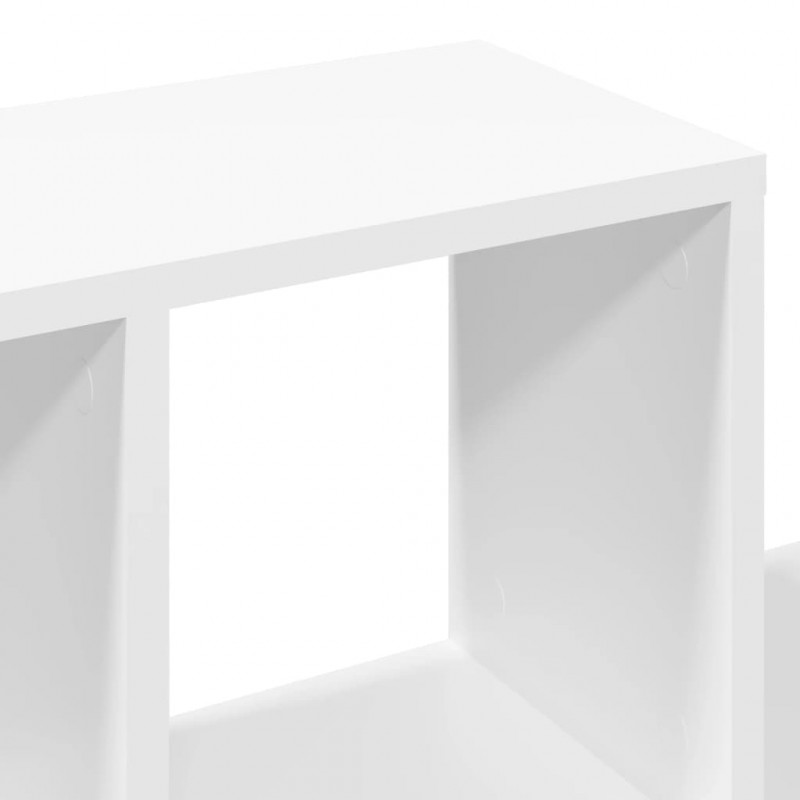 Półka ścienna, biała, 100x20x53 cm, materiał drewnopochodny