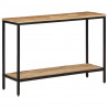 Stolik konsolowy, 100x35x70 cm, surowe lite drewno mango