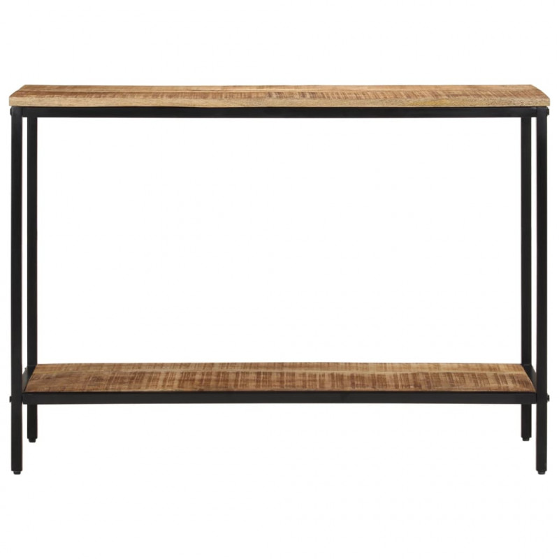 Stolik konsolowy, 100x35x70 cm, surowe lite drewno mango