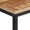 Stolik konsolowy, 100x35x70 cm, surowe lite drewno mango