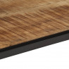 Stolik konsolowy, 100x35x70 cm, surowe lite drewno mango