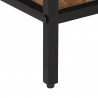 Stolik konsolowy, 100x35x70 cm, surowe lite drewno mango
