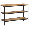 Stolik konsolowy, 100x35x70 cm, surowe lite drewno mango