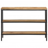 Stolik konsolowy, 100x35x70 cm, surowe lite drewno mango