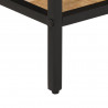 Stolik konsolowy, 100x35x70 cm, surowe lite drewno mango