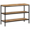Stolik konsolowy, 100x35x70 cm, surowe lite drewno mango