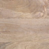 Szafka nocna, 50x34x60 cm, lite surowe drewno mango