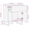 Szafka nocna, 50x34x60 cm, lite surowe drewno mango