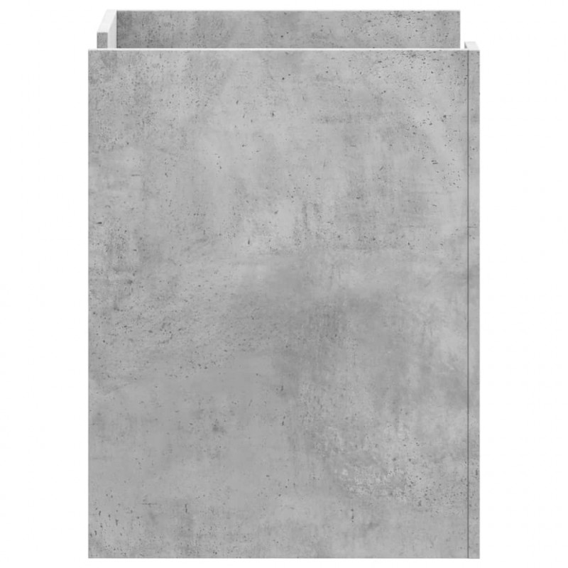 Szafka nocna, szarość betonu, 45x50x65 cm