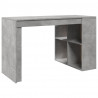 Biurko, szarość betonu 123,5x73,5x75 cm materiał drewnopochodny