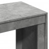 Biurko, szarość betonu 123,5x73,5x75 cm materiał drewnopochodny