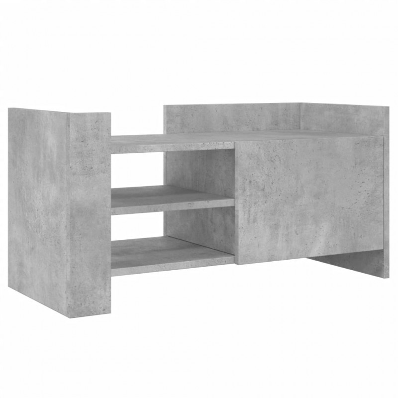 Szafka pod TV, szarość betonu, 80x35x40 cm