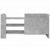Szafka pod TV, szarość betonu, 80x35x40 cm