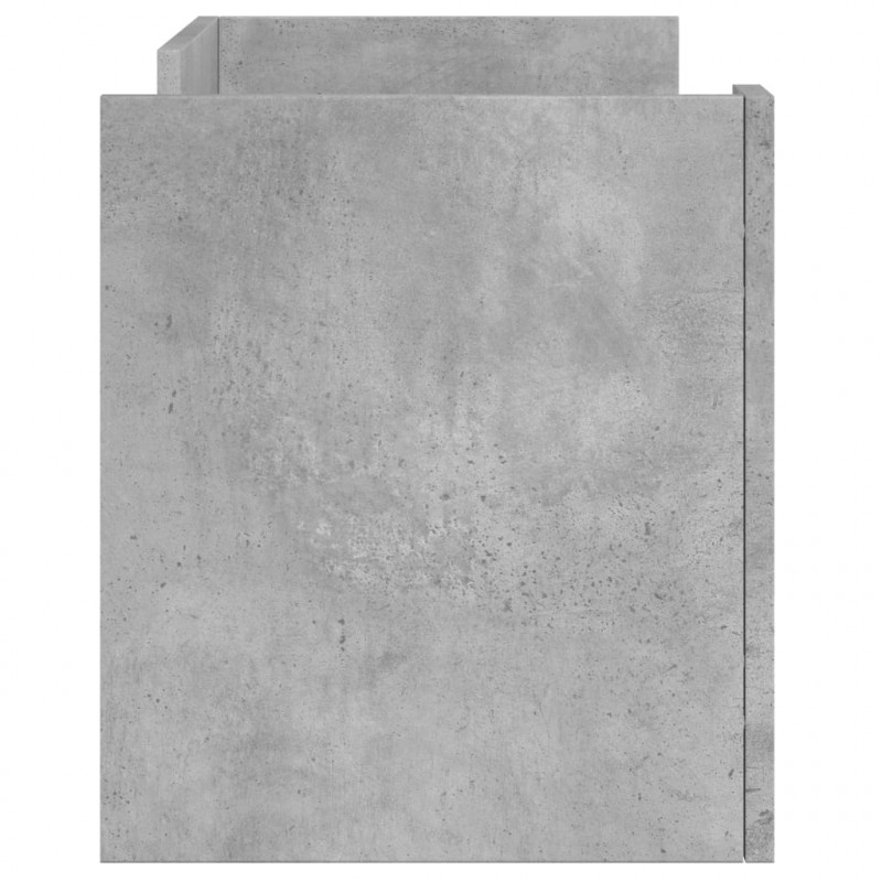 Szafka pod TV, szarość betonu, 80x35x40 cm